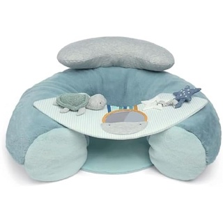 Mamas & Papas „Welcome To The World“ Kissen zum Sitzen und Spielen, Blau