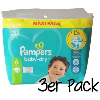 3x  Pampars Baby  Dry Gr. 6, (13-18 kg ) Windeln