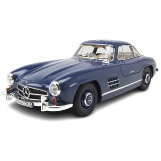 Norev Modellauto Mercedes 300 SL Flügeltürer W198 1954 blau, Maßstab 1:18 blau
