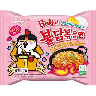 Samyang Buldak Hot Chicken Carbonara 130g