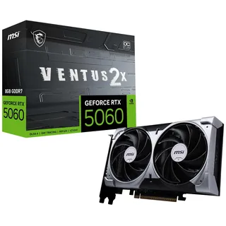 MSI GeForce RTX 5060 VENTUS 2X OC 8GB GDDR7 Grafikkarte