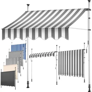 Kesser Klemmmarkise 180 cm weiß