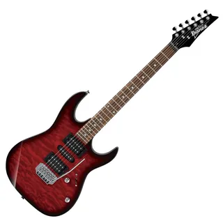 IBANEZ GRX70QA-TRB Transparent Red Burst
