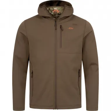 Blaser Drain FZ Hoody Herren (Dunkelbraun), Braun, L