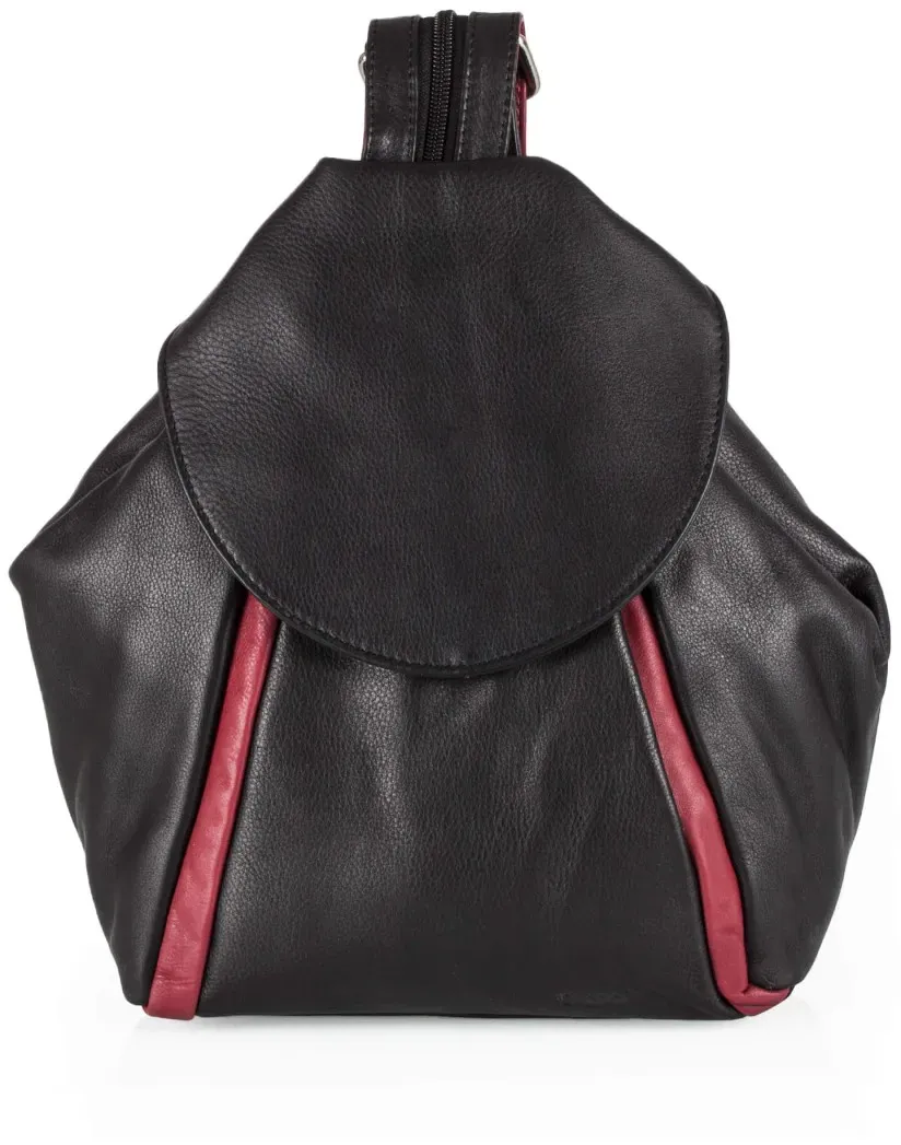 Okso Damenrucksack #502 black/red