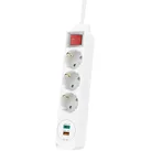 Hama Steckdosenleiste 3 fach USB-C / USB-A Buchse
