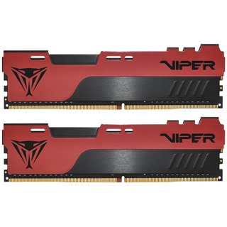 Patriot Memory Viper Elite II DDR4 32GB (2x16GB) 3600MHz Gaming Arbeitsspeicher KIT Schwarz/Rot