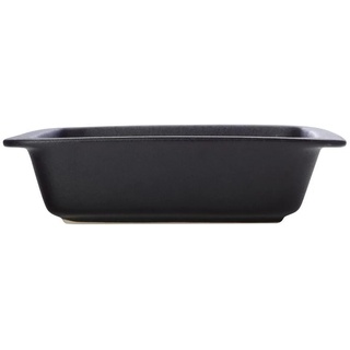 Maxwell & Williams HY018 Auflaufform eckig, 2200 ml – Caviar Black – 29x25x7,5 cm Schwarz matt – Keramik in Geschenkbox