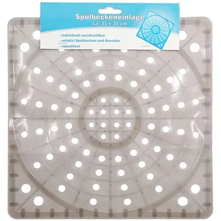 CKM Spülbeckeneinlage 31 x 31cm zuschneidbar (Grau)