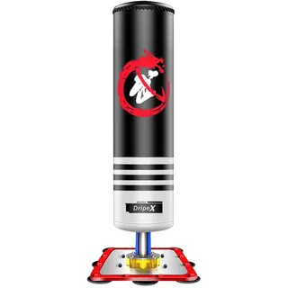 Dripex Boxsack Kinder Freistehender Standboxsack Boxpartner Boxing Trainer Punching Bag, für Taekwondo, Schwarz