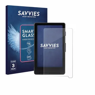 Savvies 3 Stück Panzer Schutz Glas für Xteink X4 9H Schutzfolie, Glas-Folie, HD Klar, Blasenfrei, Anti-Fingerabdruck, Stoßfest, Displayschutz
