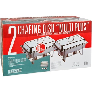 APS Chafing Dish Set 65 mm Tief - 1 Geschenkpackung