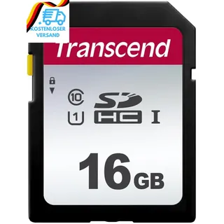 Transcend Highspeed 16GB SDHC Speicherkarte (Für Digitalkameras / Photo Box / Al