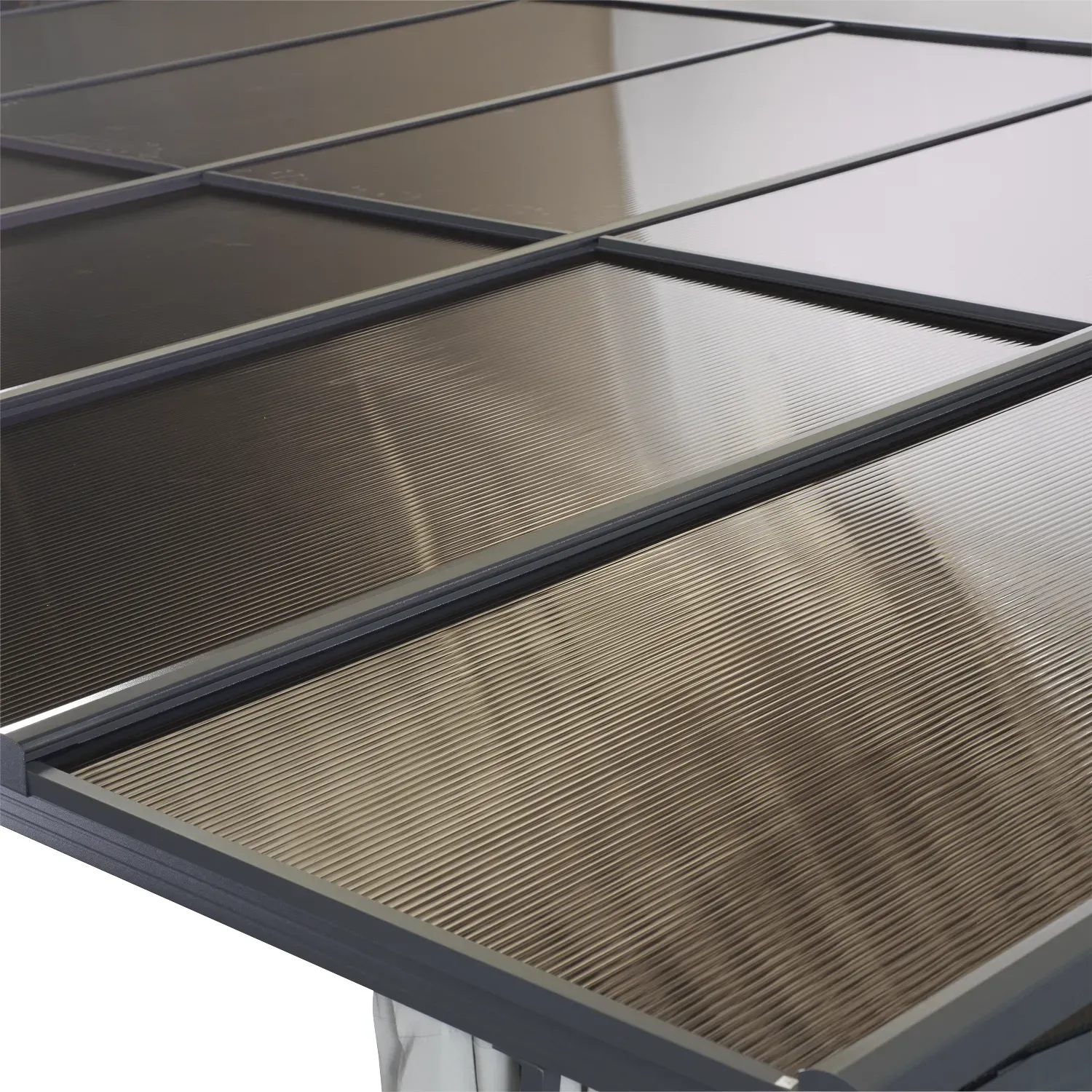 Leco Polycarbonat-Dachplatten-Set für Terrassenüberdachung "MELANIE",,