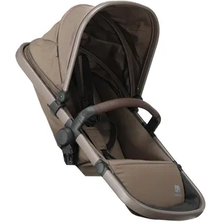 Deryan Zweite Sitzeinheit für Evy V2 Kinderwagen - Zweitsitz - Sitzpolster mit 5-Punkt-Sicherheitsgurt - 4 Verstellbare Liegepositionen - Ab Geburt bis ca. 4 Jahre - Belastbar bis 25 kg - Hazel