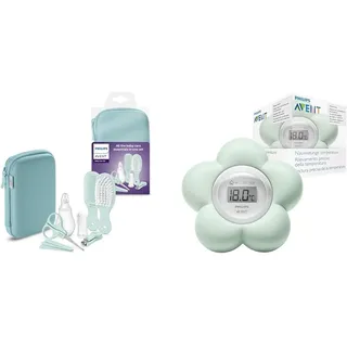 Philips Avent Babypflege-Set & Avent Digitalthermometer (Modell SCH480/00)