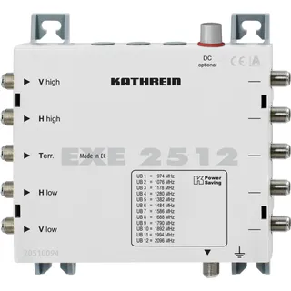Kathrein EXE 2512 TV-Signalverstärker Multischalter SAT Zubehör, Grau