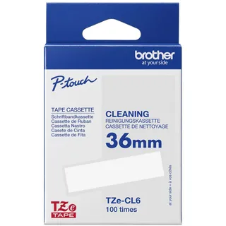 Brother TZe-CL6 - Rolle (3,56 cm x 8 m) 1 Kassette(n) Reinigungsband