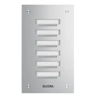 Elcom 5206280 KVM-6/1 Klingelplatte 6/1 UP ESTA