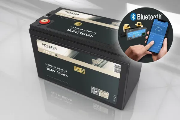 FORSTER 180Ah 12,8V Lithium LiFePO4 Premium Batterie 200A-BMS-2.1... - 0% MwST. (Angebot gemäß §12 USt Gesetz.)