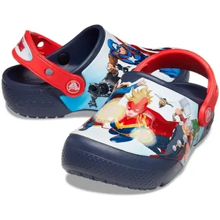 Crocs FL Avengers Patch Clog T, Holzschuh, Navy,