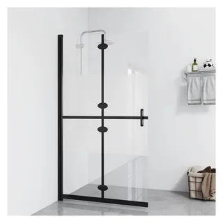 vidaXL Faltbare begehbare Duschwand Halbmattiertes ESG-Glas 80x190 cm