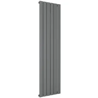 SONNI Heizkörper Design Paneelheizkörper Anthrazit, Doppellagig / Einlagig, 1800x462mm /1600x462mm Vertikal Flach Heizkörper Bad 180 cm