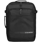 Freizeitrucksack »KICK OFF Rucksack/Bordgepäck«, Reiserucksack Streetpack Kabinengepäck, Gr. B/H/T: 37 cm x 50 cm x 20 cm, schwarz, , 12646346-0