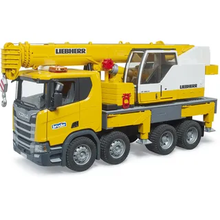 Bruder 03571 - Scania Super 560R Liebherr Kran-LKW gelb 1:16