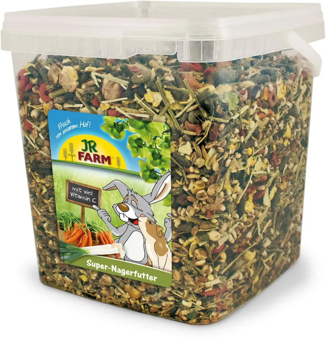 JR FARM Super-Nagerfutter Kleintierfutter 2,5 Kilogramm (5 Liter) Eimer