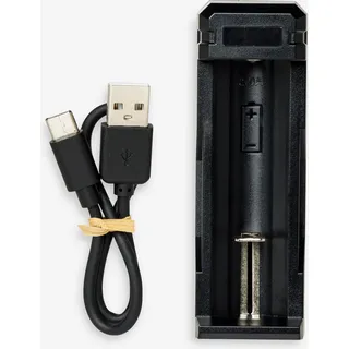 Akku-Ladegerät Lithium-Ionen 5 V für Akku 18650 und 21700 Einheitsfarbe No Size