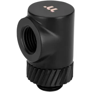 Thermaltake Pacific SF 90 Degree Adapter | Matte Black | DIY LCS Fittings