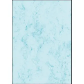 Sigel Briefpapier Marmor blau DIN A4 200 g/qm 50 St.