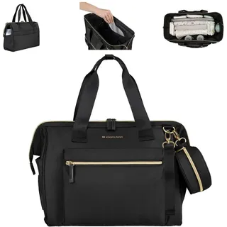 KIKKABOO Maxi Wickeltasche Schwarz