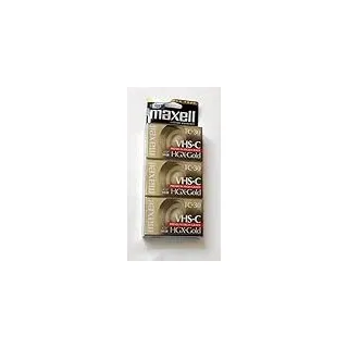 Maxell Vhs-C TC-30 HGX-Gold Camcorder Videocassette (3pk)