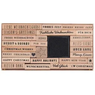 Rico Design Stempelset Merry Christmas, Mixed type , 26 Stempel