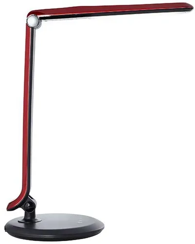 Brilliant LED Schreibtischleuchte Vanita Modern Rot 8W TOUCH-SWITCH 4600K Neutra...