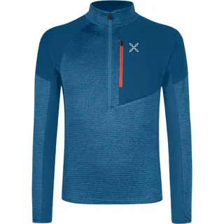 Montura Herren Thermal Grid 2 Pullover (Größe S, blau)