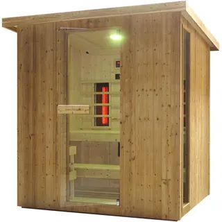 SANOTECHNIK LAHTI Außensauna Infra - Sauna für 4-6 Personen,
