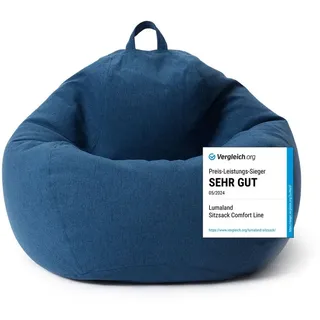 Lumaland Sitzsack Comfort (navyblau, 315l)