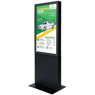 Digital Signage 13" HOCH schwarz Digitales Thekendisplay TrendLine