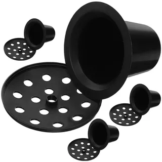 CAXUSD Blumenvase Für Grab 4er-Pack Plastik-friedhofsvase 16 Löcher Für Friedhofsblumentopf Gedenkdekor