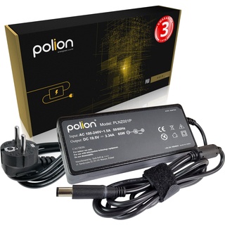 Polion PRO Ladegerät, Netzteil 65W für Laptops Dell 19.5V 3.34A 7.4 * 5.0mm pin, u.a.: für Latitude E6440, E5450, E5470, E7440, Inspiron 3542, 3543, 3721, Vostro 1550, 1720, 3450, 3750, XPS 14Z, 15Z