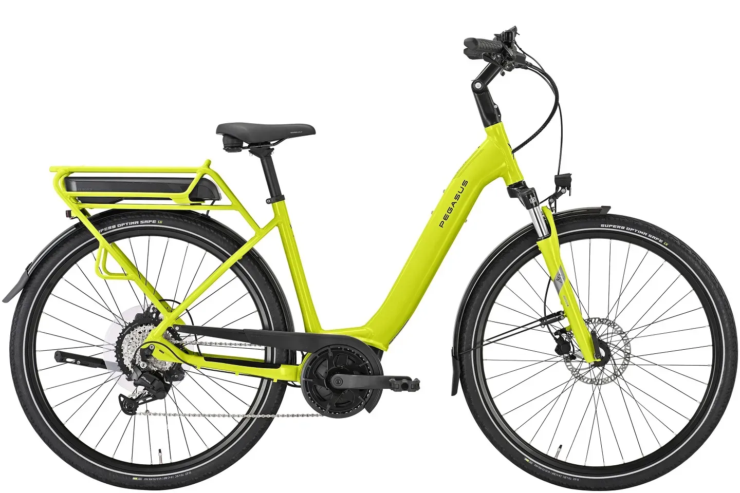 Pegasus Solero E8 Plus 500 Wh Damen grün 2025 - 28" - 50 cm