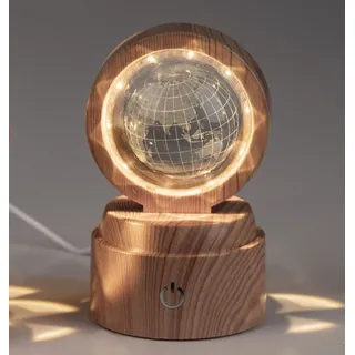 Formano LED Dekolicht Kristallkugel 12 cm Transparent