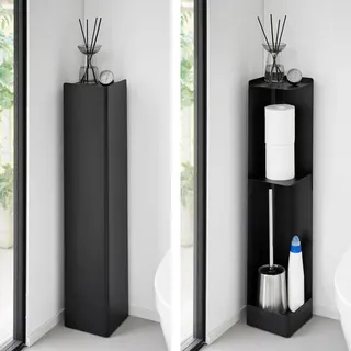 Yamazaki Toilettenpapierhalter "Tower" Toilettenpapierhalter mit Rollen