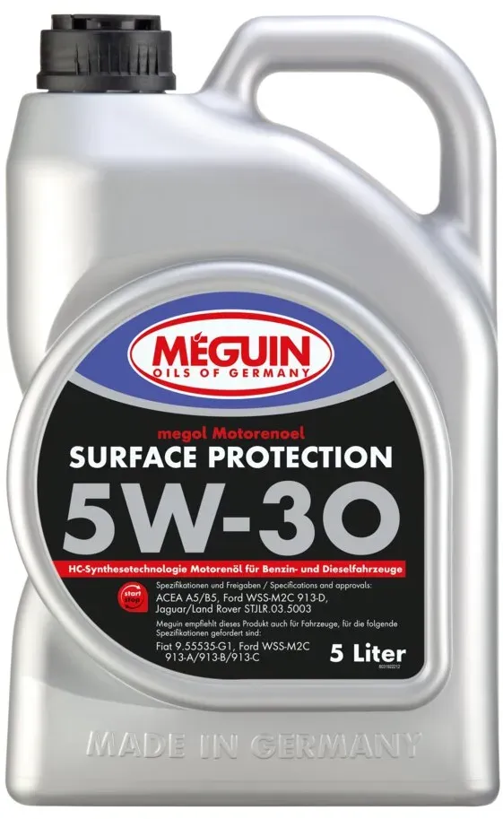Motoröl Meguin 3192 megol Surface Protection SAE 5W-30 5 Liter