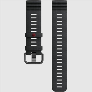 Polar premium 22 mm silikonarmband nachtschwarz
