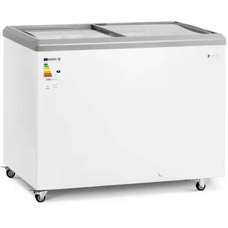 Royal Catering Gefriertruhe - 280 L - Glastüren - abschließbar -