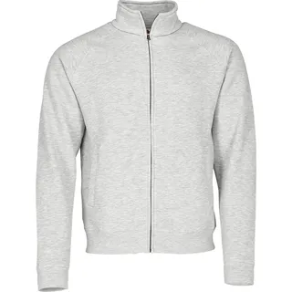 Fruit of the Loom PREMIUM SWEAT JACKET - Herren Sweatjacke in versch. Farben und Größen, graumeliert, XL